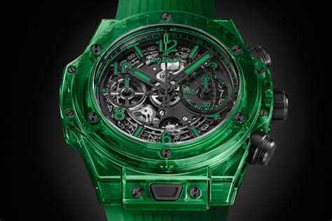 hublot damenuhr grün|Hublot Big Bang Unico Saxem Green: Neue Transparenz in leuchtend Grün.